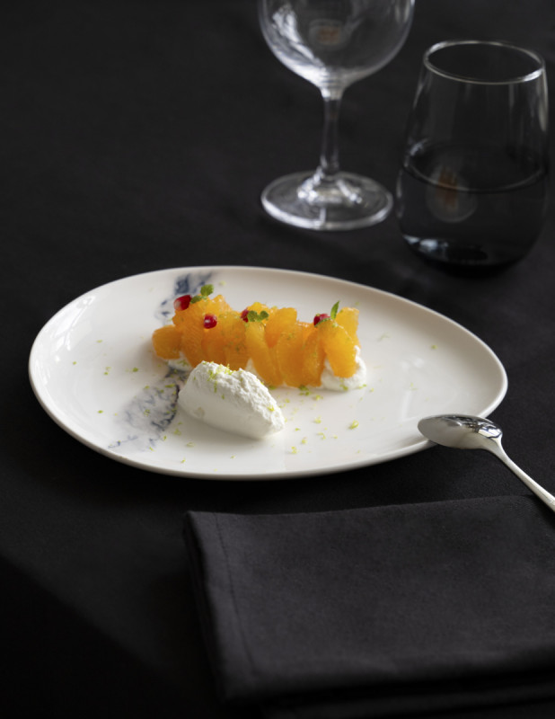 Assiette coupe creuse blanc porcelaine Ø 20 cm Silk Accolade