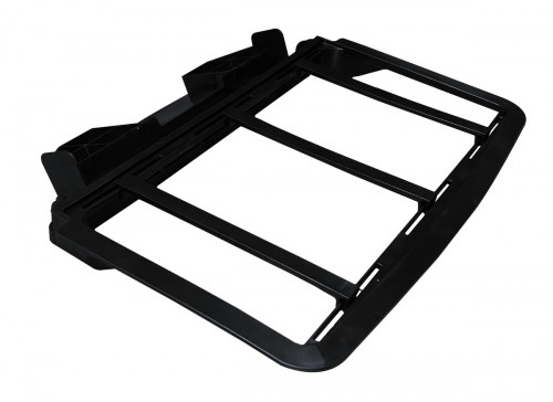Porte-sac avec 3 clips amovibles pour collecteur 70 L et 90 L plastique noir Probbax