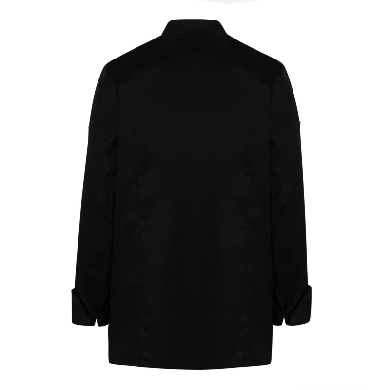 Veste de cuisine manches longues noir T2 Reko Molinel