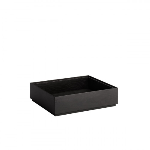 Caisse GN1/2 bois noir 32,5x26,5x8,5 cm Valo Aps