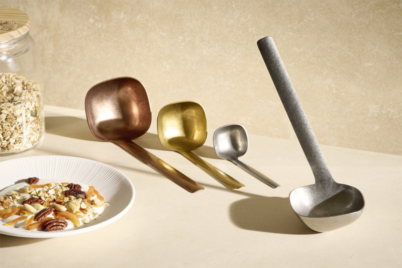 Louchette vintage inox cuivre 4,5x4,5x12,5 cm 20 ml Bulq Aps